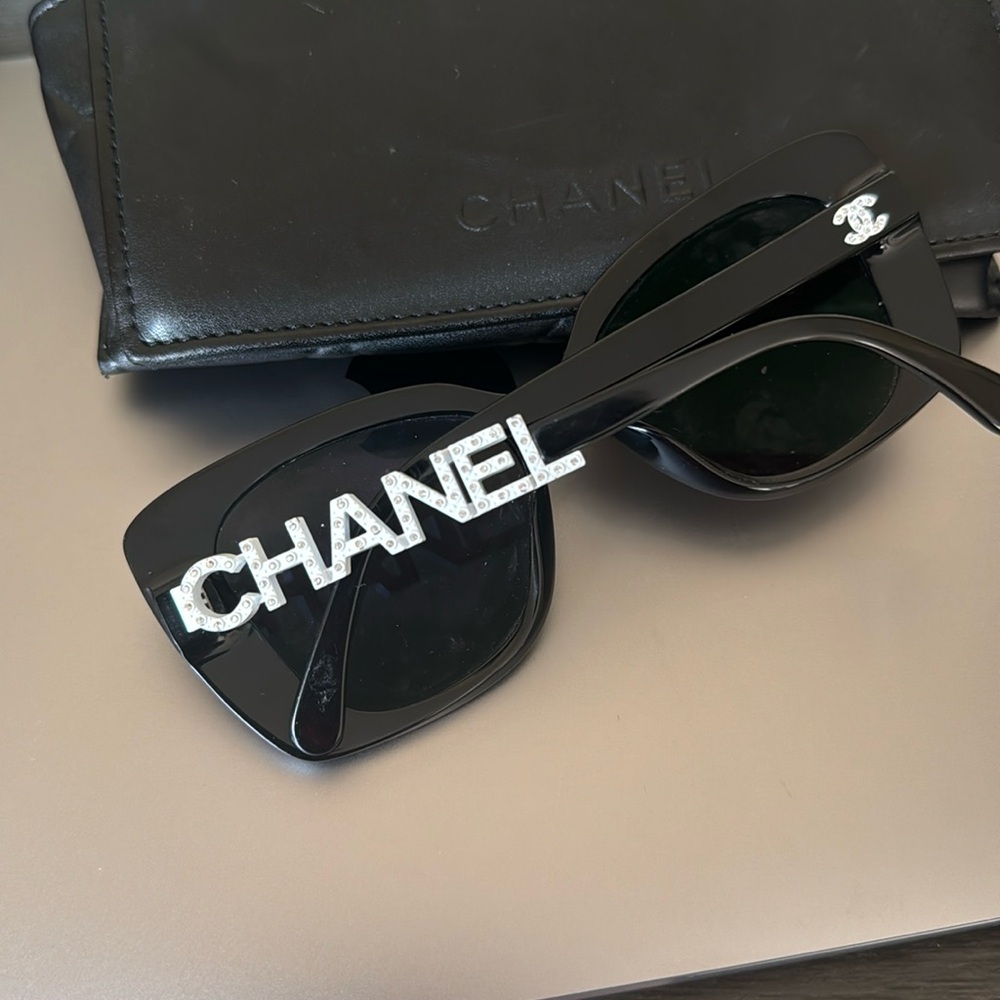 CHANEL POLARIZED black and white  CH5422-B